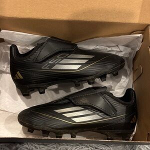 Kids Adidas Black Soccer Cleats